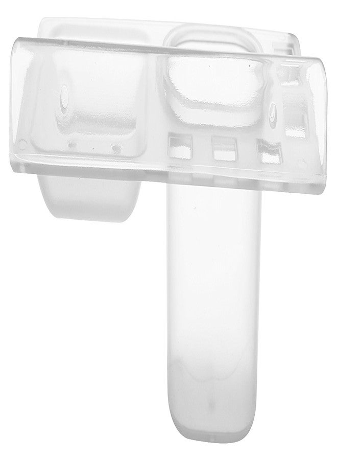 زوم صحون صابون فردية من زووم مع حاملات أكواب وفرش أسنان مصنوعة من بلاستيك ABS غير قابل للكسر للحمام (12.5 سم × 20 سم × 6.5 سم، عبوة من قطعتين، Z145-CLR) - Image 4